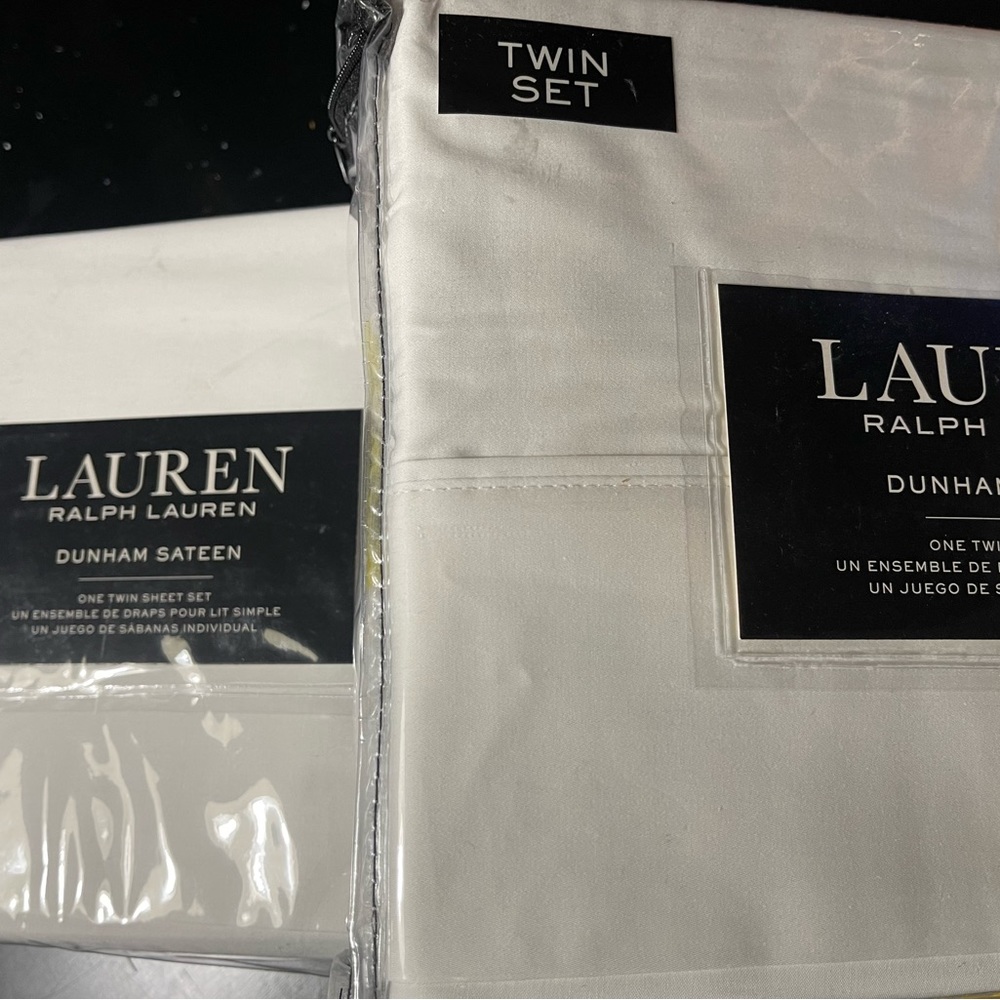 Ralph Lauren Twin Sheet Sets - Lot of 2 New